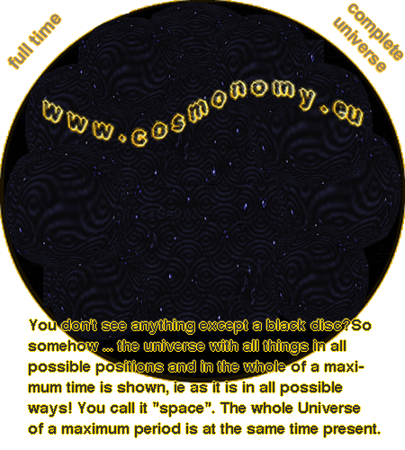 full universe as dark disc