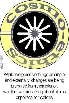 a stamp with a message